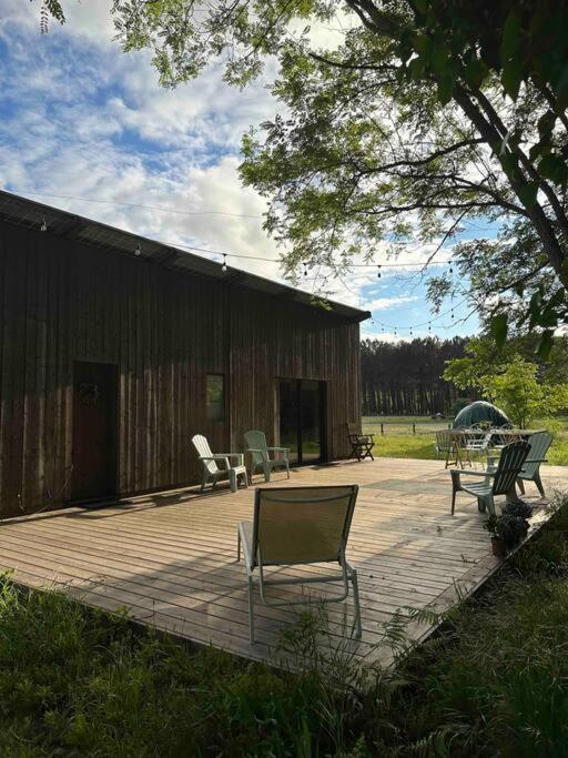 Cosy Cabane Boise Solaire, Balneo Bath Et Toilette Seche A La Ferme Mimizan Exterior foto